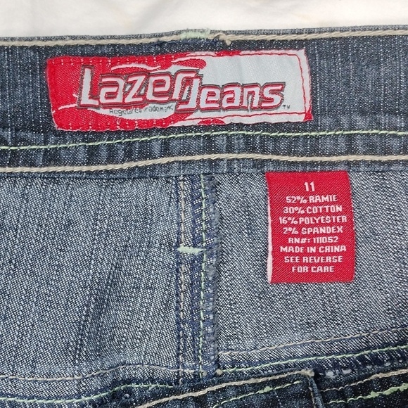 Lazer Jeans junior flared blue jeans size 11 - Picture 2 of 12